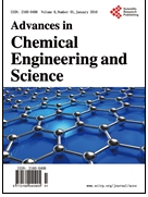 Advances in Chemical Engineering and Science 化学工程与科学研究进展